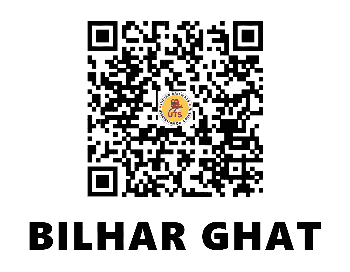 UTS QR Code for BILHAR GHAT - BLG (NR - UTTAR PRADESH)